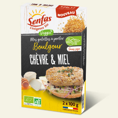 Galette Boulgour Chèvre-Miel