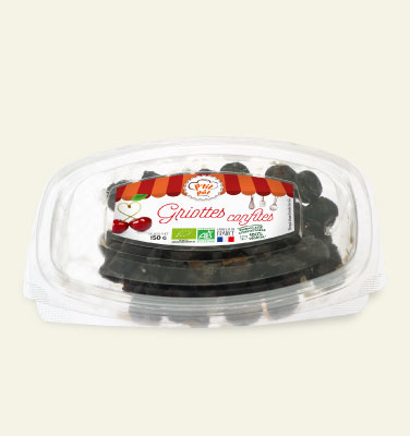 Cubes de Griottes Confites Entières