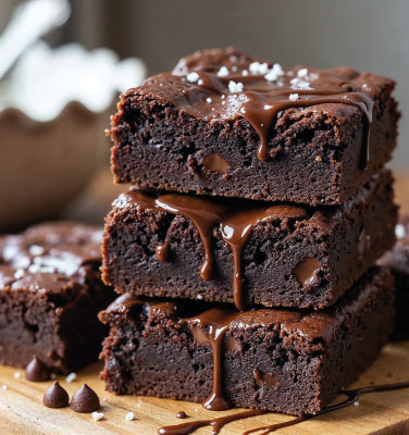 Brownie au Sésame Noir