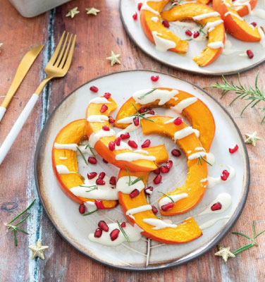 Courges Roties Sauce Veg&rsquo;gras